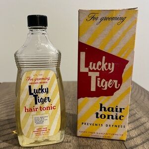 Vintage Lucky Tiger Hair Tonic for Grooming Box 4 fl. oz. Kansas City, Missouri